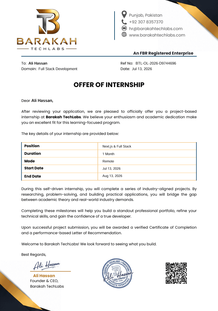 Credential Document 1